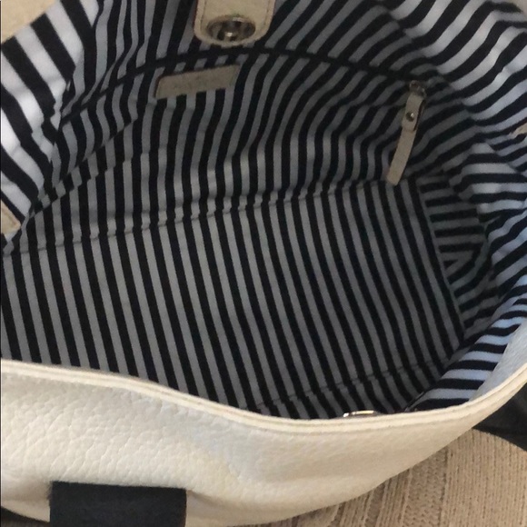 Kate Spade, leather black and white shoulder bag - Picture 3 of 4
